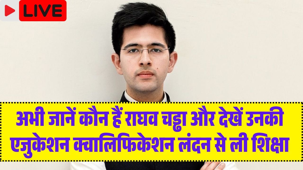 Raghav Chadha Education Qualification 2026